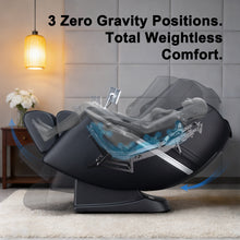 Load image into Gallery viewer, BOSSCARE 4D Zero Gravity SL Track Full Body Massage Chair with Shiatsu APP Control, Heating, Black