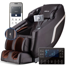 Load image into Gallery viewer, BOSSCARE Full Body Shiatsu Recliner Massage Chair Zero Gravity with USB and Heated - for Muscle Relief Home/Office Use (Brown)