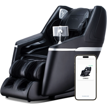 Load image into Gallery viewer, BOSSCARE 4D Zero Gravity SL Track Full Body Massage Chair with Shiatsu APP Control, Heating, Black