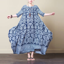 Load image into Gallery viewer, Cotton Linen Vintage Dress