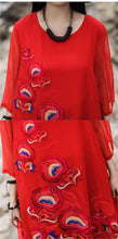 Load image into Gallery viewer, SOOMODA Vintage Embroidery Dress for Women