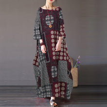 Load image into Gallery viewer, SOOMODA Printed Maxi Dress Women's Sundress