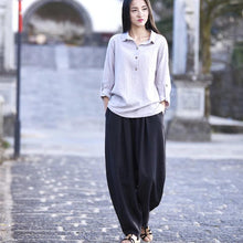 Load image into Gallery viewer, SOOMODA Cotton Linen Loose Soft Women's Pant