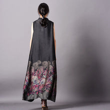 Load image into Gallery viewer, Sleeveless Dress + Long Outwear Coat Printed
