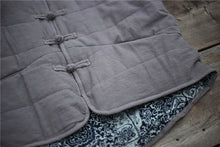 Load image into Gallery viewer, SOOMODA Cotton Linen Women Solid Color Parkas Coats