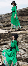 Load image into Gallery viewer, SOOMODA Vintage Autumn Woman Dress