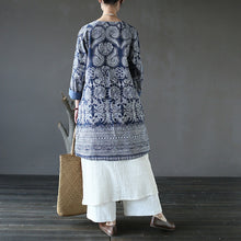 Load image into Gallery viewer, SOOMODA Women Vintage Cotton Linen Trench Coat
