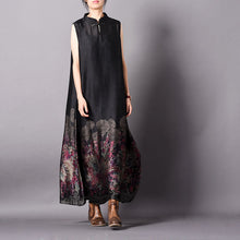 Load image into Gallery viewer, Sleeveless Dress + Long Outwear Coat Printed