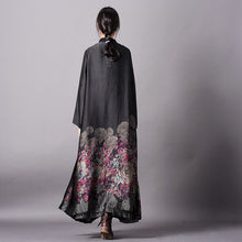 Load image into Gallery viewer, Sleeveless Dress + Long Outwear Coat Printed