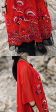 Load image into Gallery viewer, SOOMODA Vintage Embroidery Dress for Women