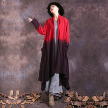 Load image into Gallery viewer, SOOMODA Cotton Linen Trench Coats Vintage Cardigan