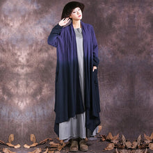 Load image into Gallery viewer, SOOMODA Cotton Linen Trench Coats Vintage Cardigan