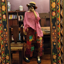 Load image into Gallery viewer, SOOMODA Women Print Floral Wide Leg Pants