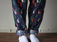 Load image into Gallery viewer, SOOMODA Women Trouser Print Bird Loose