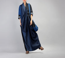Load image into Gallery viewer, Women Autumn Denim Patchwork Pencil Dress