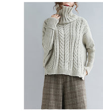 Load image into Gallery viewer, SOOMODA New Casual Korean Loose Turtleneck Autumn Winter