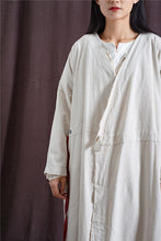 Load image into Gallery viewer, SOOMODA Vintage Trench Cotton Linen Coat