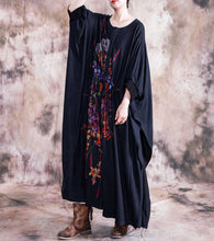 Load image into Gallery viewer, SOOMODA Women Plus SIze Printed Bat Sleeve Dress