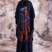 Load image into Gallery viewer, SOOMODA Women Plus SIze Printed Bat Sleeve Dress