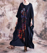 Load image into Gallery viewer, SOOMODA Women Plus SIze Printed Bat Sleeve Dress