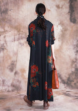 Load image into Gallery viewer, SOOMODA Women Autumn Retro Printed Long Coat