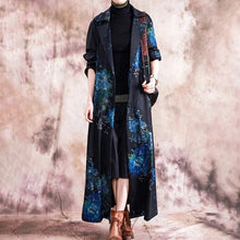 Load image into Gallery viewer, SOOMODA Women Autumn Retro Printed Long Coat