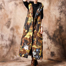 Load image into Gallery viewer, SOOMODA Women Winter Hooded Sleeveless Long Coat