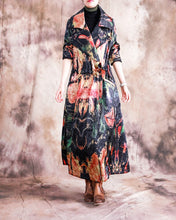 Load image into Gallery viewer, SOOMODA Women Autumn Printed fashion Trench Coat