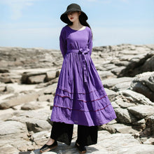 Load image into Gallery viewer, SOOMODA 2019 New Autumn Clothes Vintage Dress
