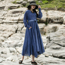 Load image into Gallery viewer, SOOMODA Vintage 2019 New Autumn Dress Loose