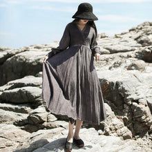 Load image into Gallery viewer, SOOMODA Vintage 2019 New Autumn Dress Loose