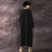 Load image into Gallery viewer, SOOMODA Women Black Embroidery Dress