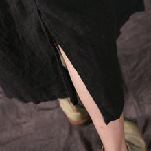 Load image into Gallery viewer, SOOMODA Women Black Embroidery Dress