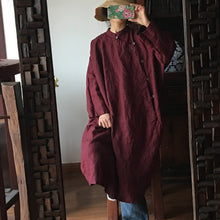 Load image into Gallery viewer, SOOMODA Women Linen Chinese Style Dress