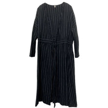 Load image into Gallery viewer, SOOMODA Striped Bandage Dresses V-Neck Long Sleeve