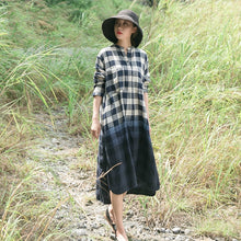 Load image into Gallery viewer, SOOMODA Full Sleeve Vintage Loose Women Dress