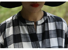 Load image into Gallery viewer, SOOMODA Full Sleeve Vintage Loose Women Dress