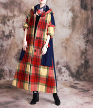 Load image into Gallery viewer, SOOMODA Women Winter Hooded Woollen Coat Outerwear
