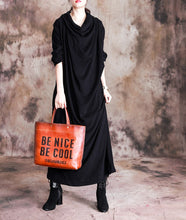 Load image into Gallery viewer, Soomoda Women Solid Color Turtleneck Dress