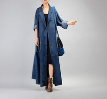 Load image into Gallery viewer, SOOMODA Plus Size Loose Irregular Patchwork Trench Coat