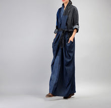 Load image into Gallery viewer, Women Autumn Denim Patchwork Pencil Dress