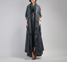 Load image into Gallery viewer, SOOMODA Plus Size Loose Irregular Patchwork Trench Coat