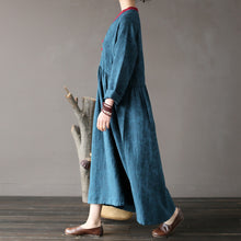 Load image into Gallery viewer, SOOMODA New Vintage V-Neck High Waist Robe
