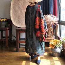 Load image into Gallery viewer, SOOMODA Autumn Dress Plus Size Women Cloths Vintage