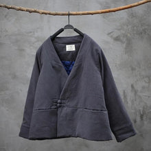 Load image into Gallery viewer, SOOMODA Vintage Breasted V-Neck Jackets Winter