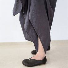 Load image into Gallery viewer, SOOMODA Wide Leg Loose Linen Cotton Asymmetric Pants