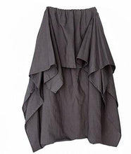Load image into Gallery viewer, SOOMODA Wide Leg Loose Linen Cotton Asymmetric Pants