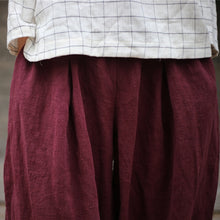 Load image into Gallery viewer, SOOMODA Women Harem Pants Elastic Waist