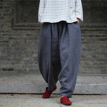 Load image into Gallery viewer, SOOMODA Women Harem Pants Elastic Waist