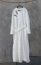 Load image into Gallery viewer, SOOMODA Women Chinese Style Robes Button Maxi Dress